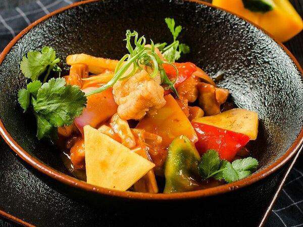 Маймун - Курица с ананасом