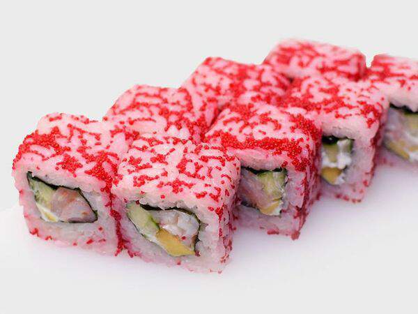 Суши на дом - Калифорния с креветкой