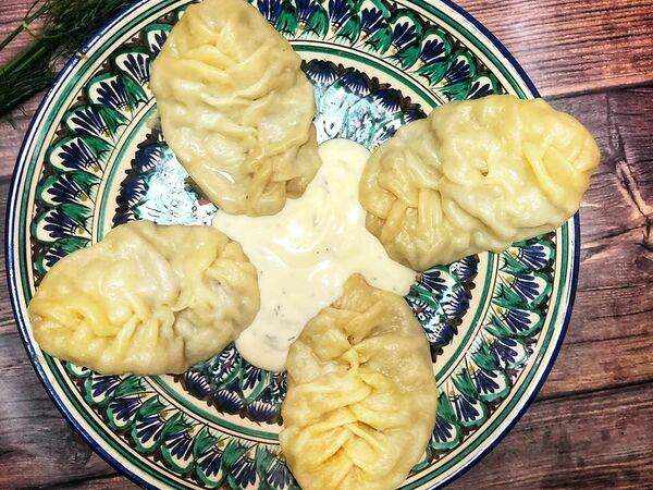 Шашлычная №1 - Манты с рубленой говядиной