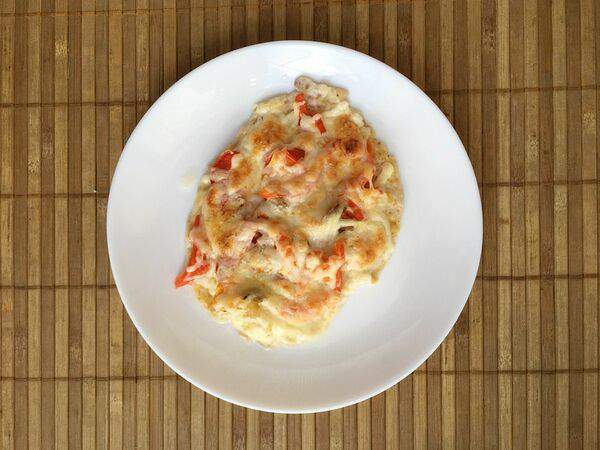 Кафе Мария - Куриная грудка, запеченная под шубой