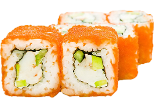 Суши-Сан & Пицца - Калифорния с креветкой