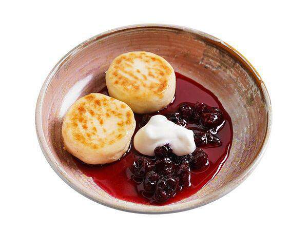 Сахар - Сырники со сметаной и вареньем