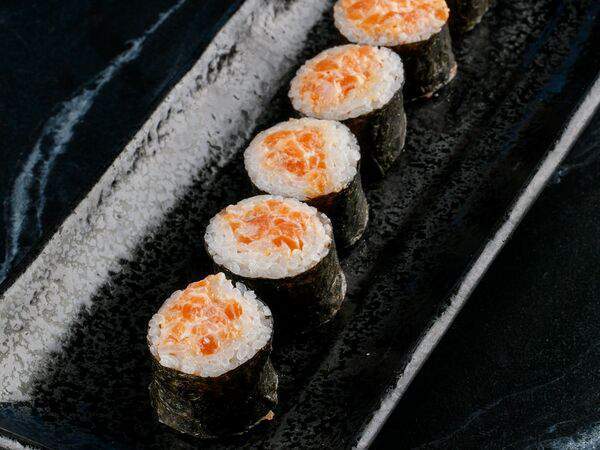 Баклажан Горьковская - Острый ролл с крабом