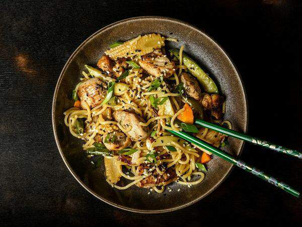 Foodmarket #FaceRoll - Яичная лапша с курицей