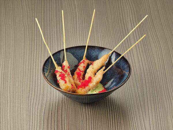 Джаст Смо - Темпурные креветки с соусом из васаби