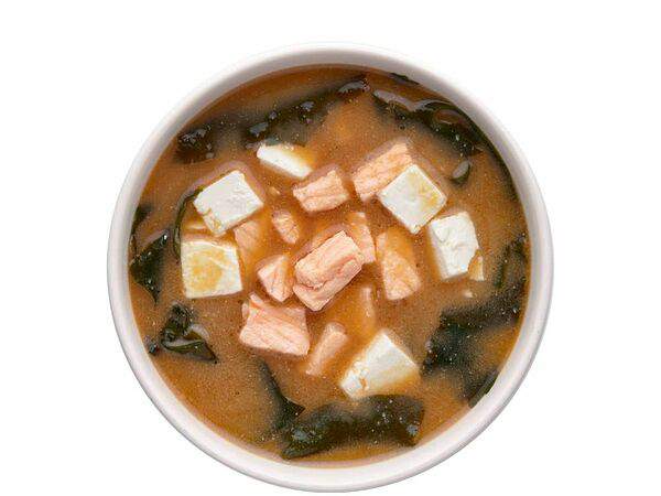 Ёбидоёби - Мисо суп с лососем