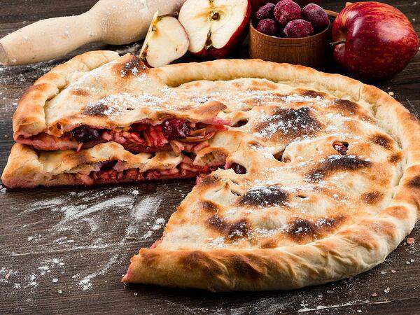 Такие пироги - Пирог с яблоком и вишней