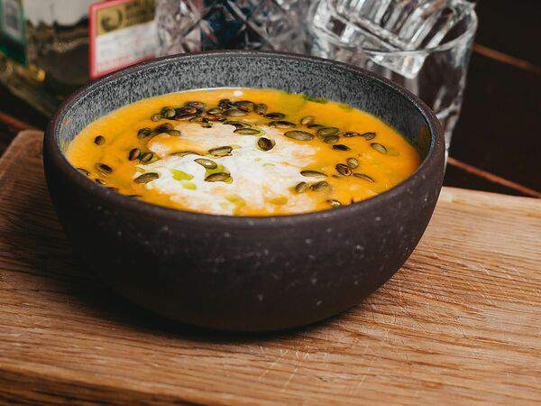 Цех этого города - Крем-суп из тыквы со страчателлой