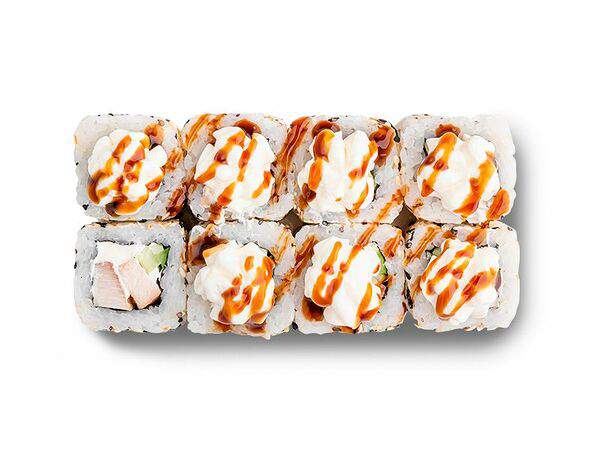 Om nom nom - Ролл Курица терияки