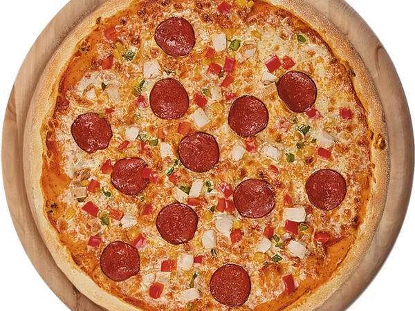 Дома Пицца - Пицца Мехико с салями