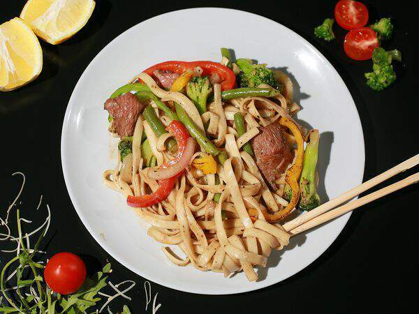 Суши & Пицца Красти & Крабс - Лаша с говядиной и овощами