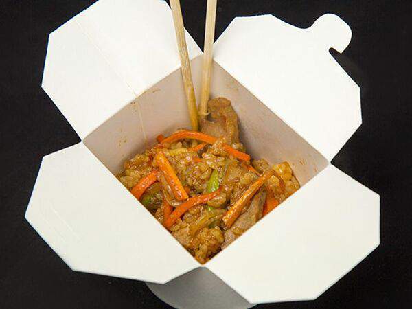 Аригато - Wok с рисом и курицей