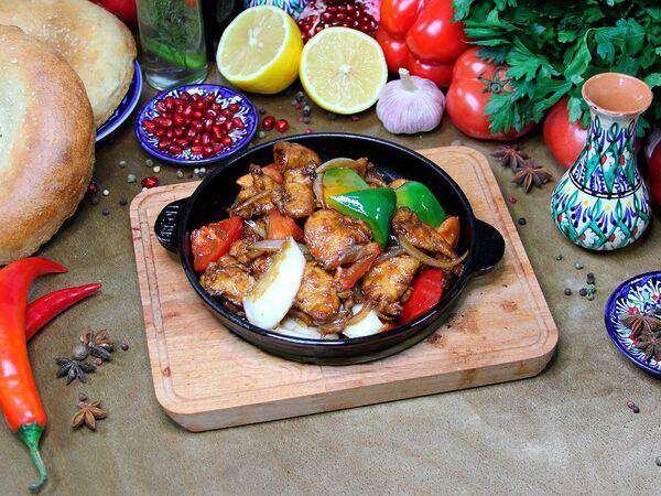 Чайхана Ташкент - Товук Сай с овощами