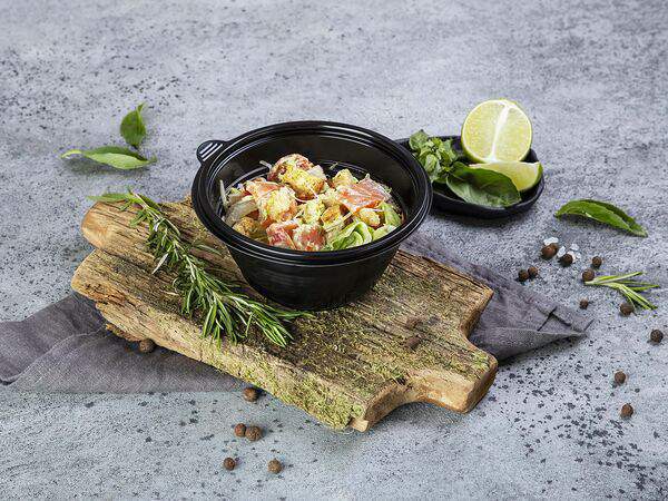 Grizzars - Салат Цезарь с семгой