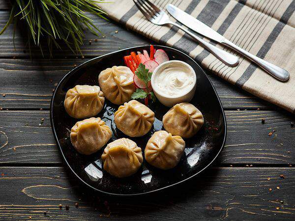 Пельмения - Манты с тыквой и морковью