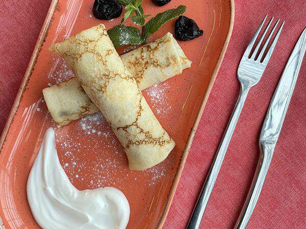 Family kitchen - Блинчики с мясом