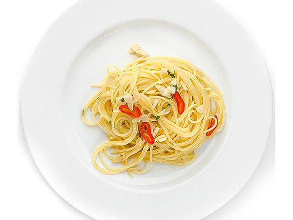 Osteria 122 - Спагетти с чесноком и острым перцем