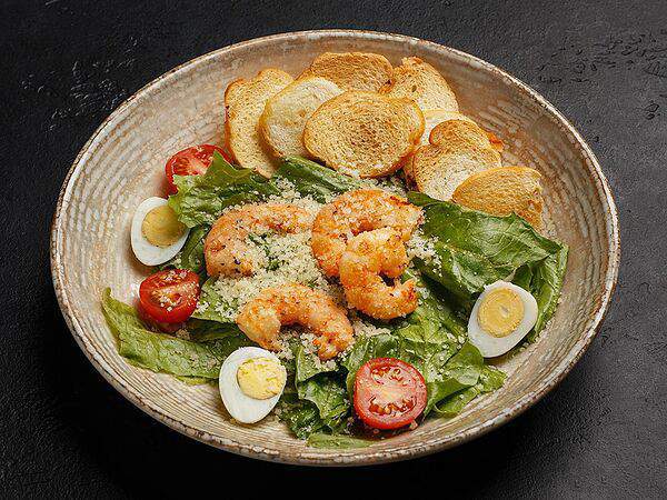 Ресторан честных цен - Цезарь с креветками