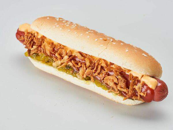 Татнефть кафе - Гриль-дог с сосиской Финская гриль