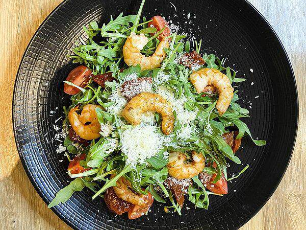 Агата - Креветки и руккола