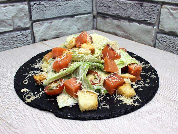 Bela Kava - Салат Цезарь с семгой