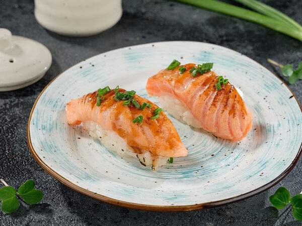 Япона мама - Суши татаки с лососем