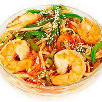 Самые Японские Суши - Вок лапша удон с креветкой