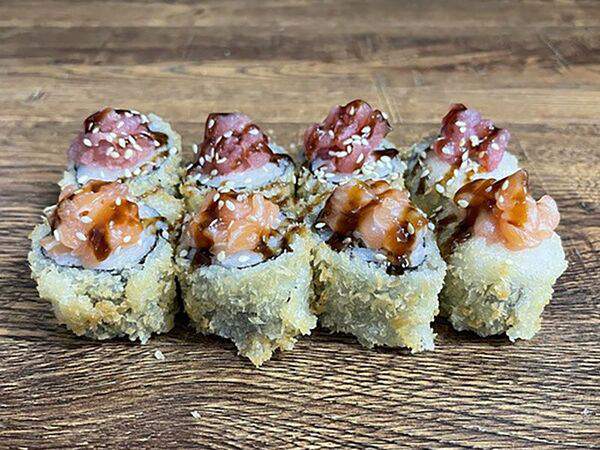 Шаверма Craft - Темпура с тартаром из лосося и тунца