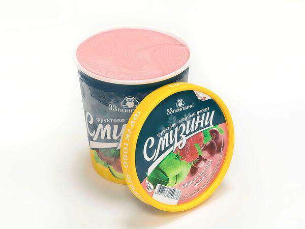 33 Пингвина - Смузини Вишня, малина и яблоко