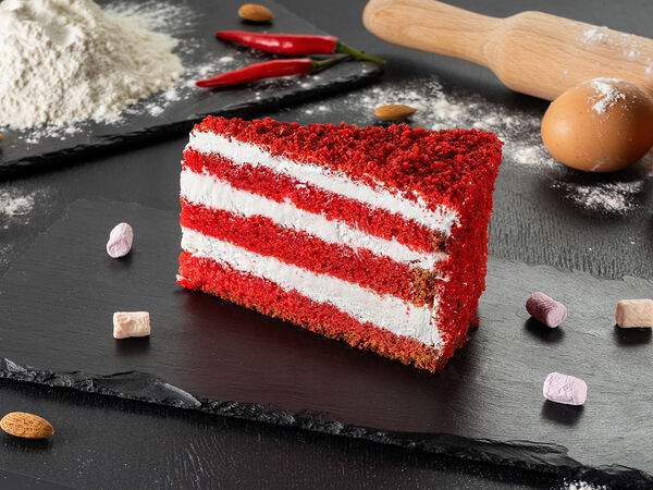 Булочка - Пирожное Красный бархат