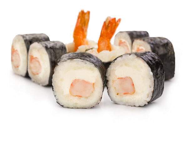 Сенсей - Эби маки с сыром