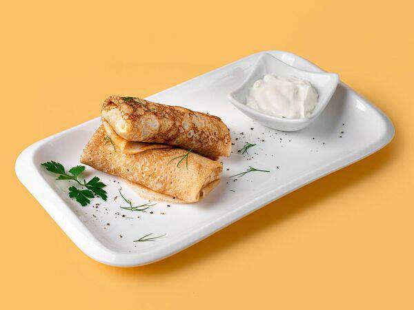 Ирис - Блинчики с курицей и грибами