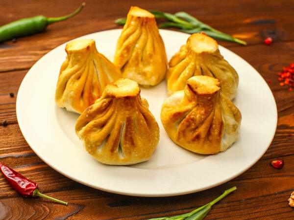 Рача - Хинкали из говядины и свинины обжаренные