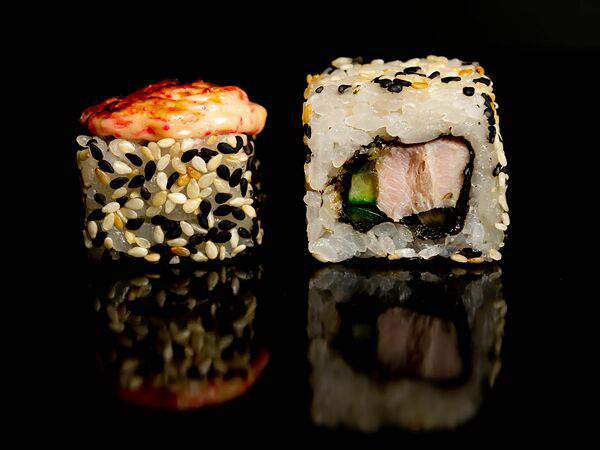 Мегаполис - Ролл, запечённый с грудинкой