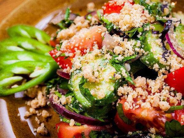 Оджахури - Салат овощной с орехами