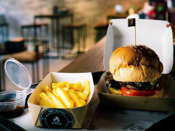 Hot Burger - Комбо Hot Burger с курицей