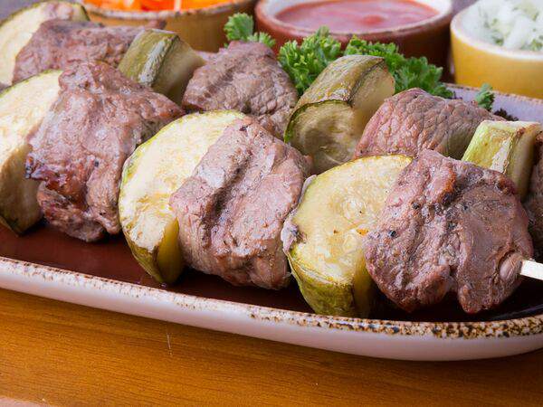 Щепка - Шашлык из баранины с цукини