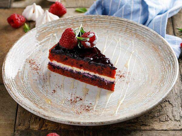 Маймун - Свекольно-черничный пирог