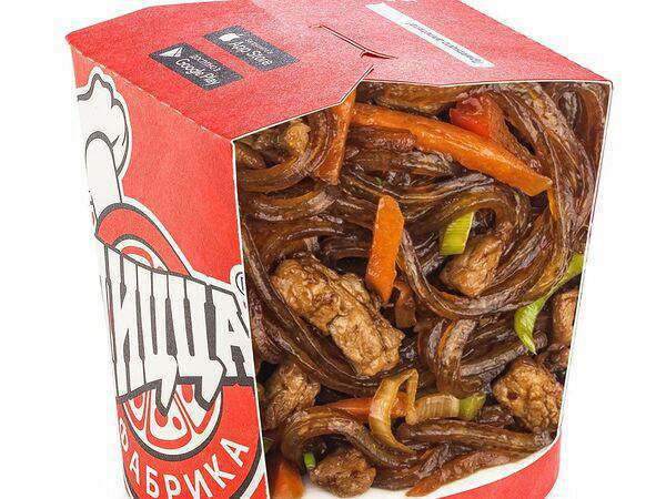 ПиццаФабрика - Харусаме со свининой в соусе терияки