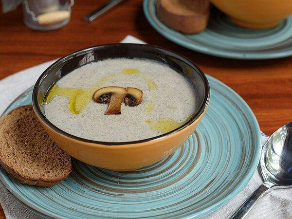 Кофейня 8512 - Крем-суп из шампиньонов и вешенок