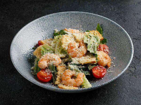 Мамалыга Бар - Цезарь с креветками