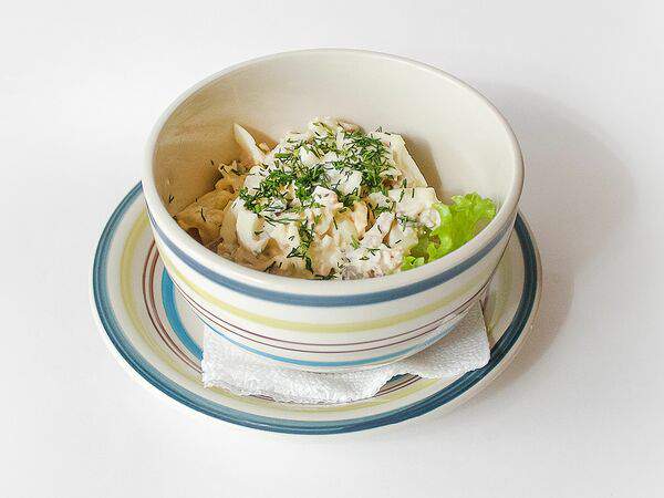 Брынза - Салат с курицей и ананасом