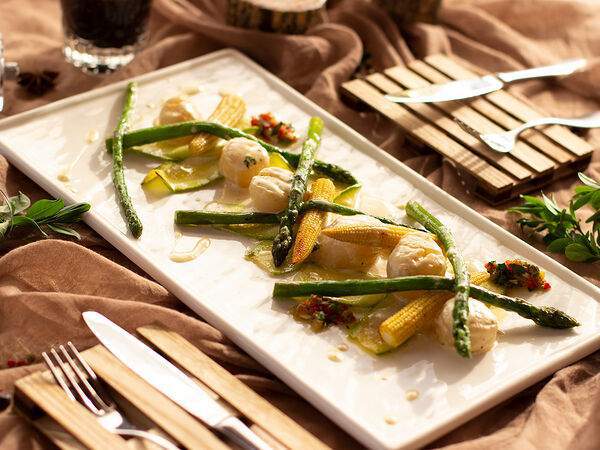 Библиотека №1 - Морской гребешок с цукини