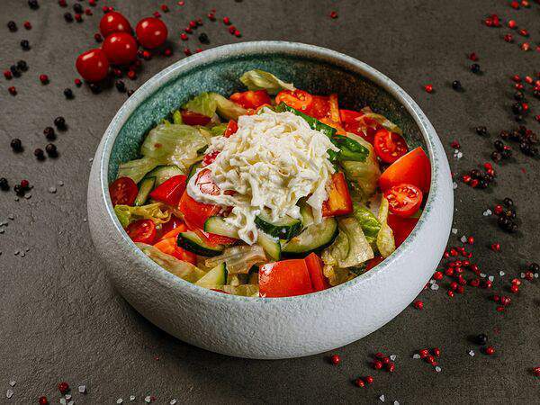 12 - Овощной салат со страчателлой