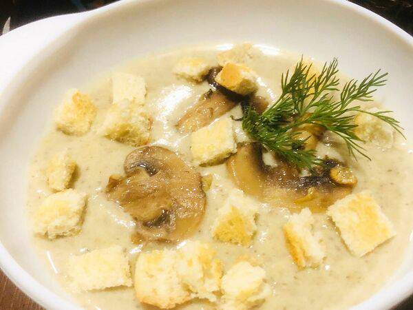 Шаромпокати - Крем-суп из шампиньонов