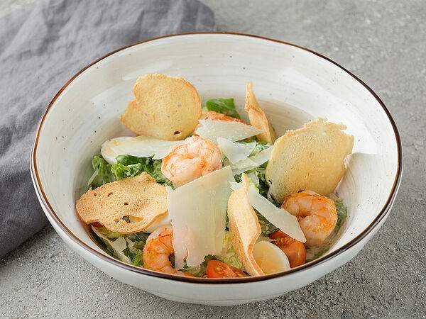 Craft Brew Cafe - Салат Цезарь с креветками