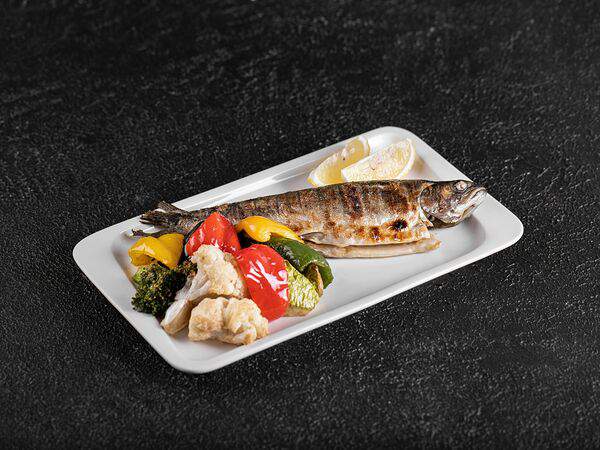 Ливан Хаус - Форель на углях с овощами