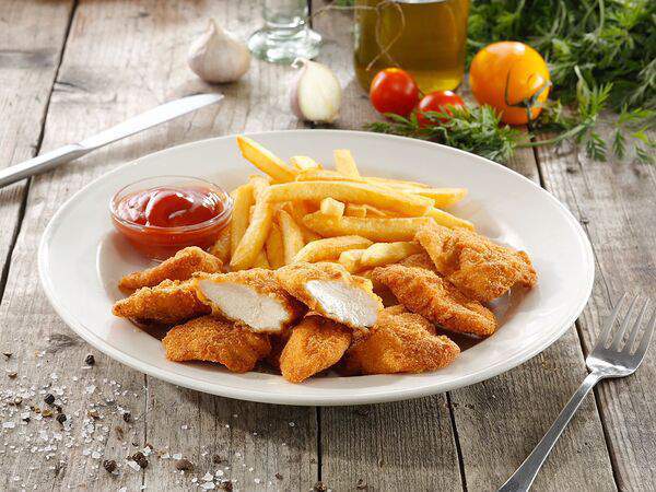 Кд пицца - Наггетсы и картошка фри