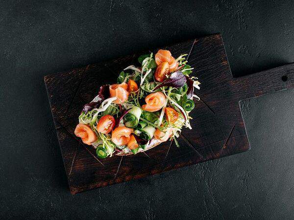 Кафе Nебо - Брускетта с овощами Wok