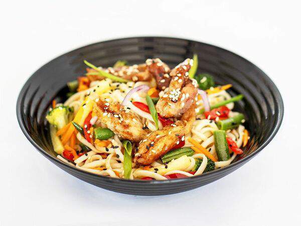 Кимчи - Кусочки курочки в соусе Унаги-Терияки с овощами